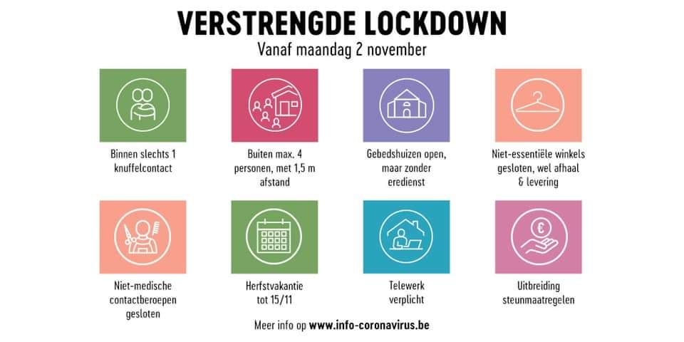 Tijdens het versturen van  “nieuwsbrief 2”, werd er vrijdagavond op het Overlegcomité beslist dat de herfstvakantie...